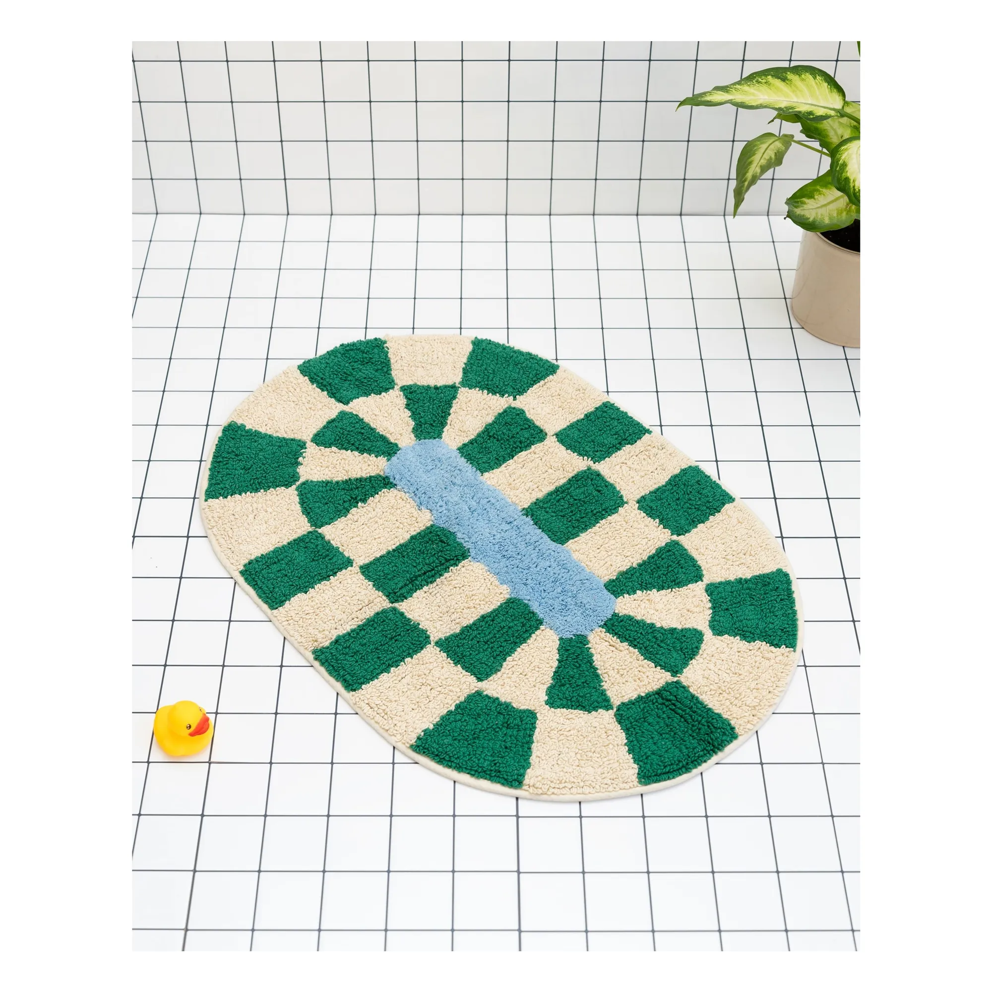 Tapis de bain Rita | Vert- Image produit n°1