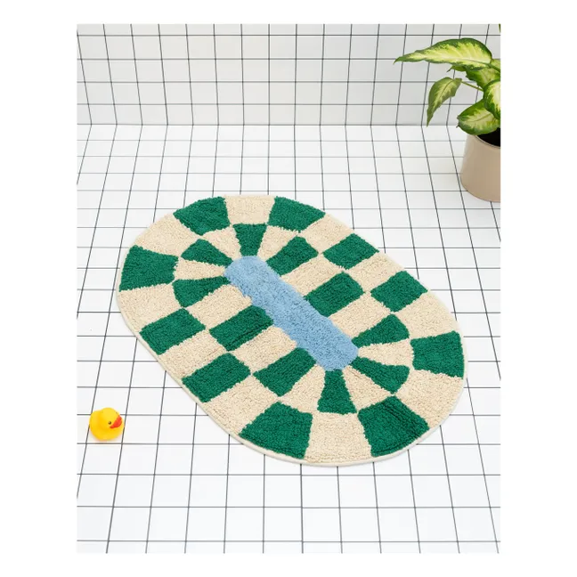Alfombra de baño Rita | Verde