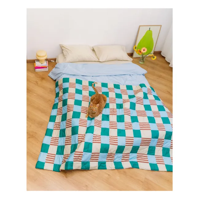 Plaid réversible Playground | Vert