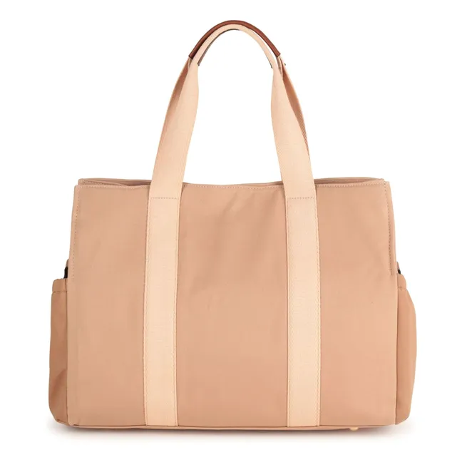 Logotipo del bolso cambiador | Beige rosado