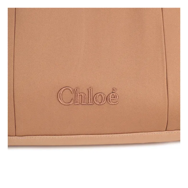 Logotipo del bolso cambiador | Beige rosado