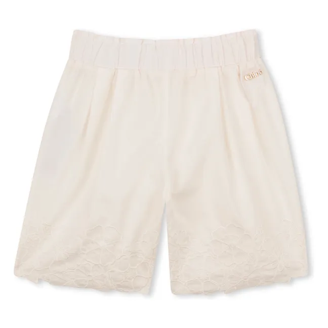 Pantalones de popelina de algodón ecológico | Crudo