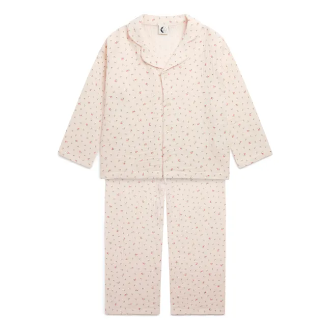 Pyjama Rose Coton Bio | Rose pâle