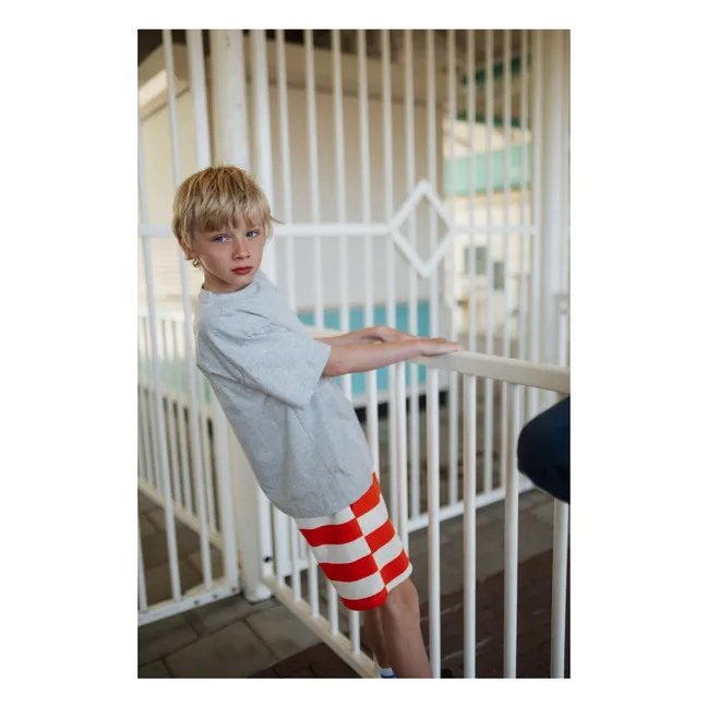 Logo T-shirt Organic cotton | Heather grey