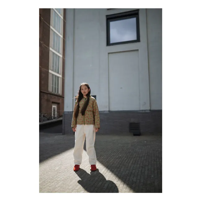 Jean Barrrel Coton Bio | Ecru