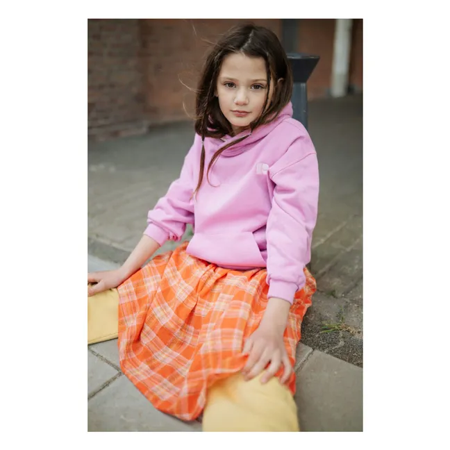 Vestido Carreaux Smocked  | Coral