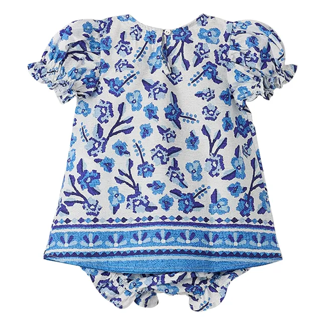 Pelele Jardin de Fleurs | Azul