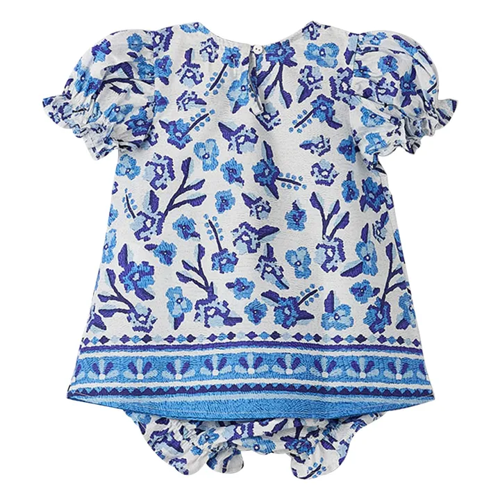 Pelele Jardin de Fleurs | Azul- Imagen del producto n°4