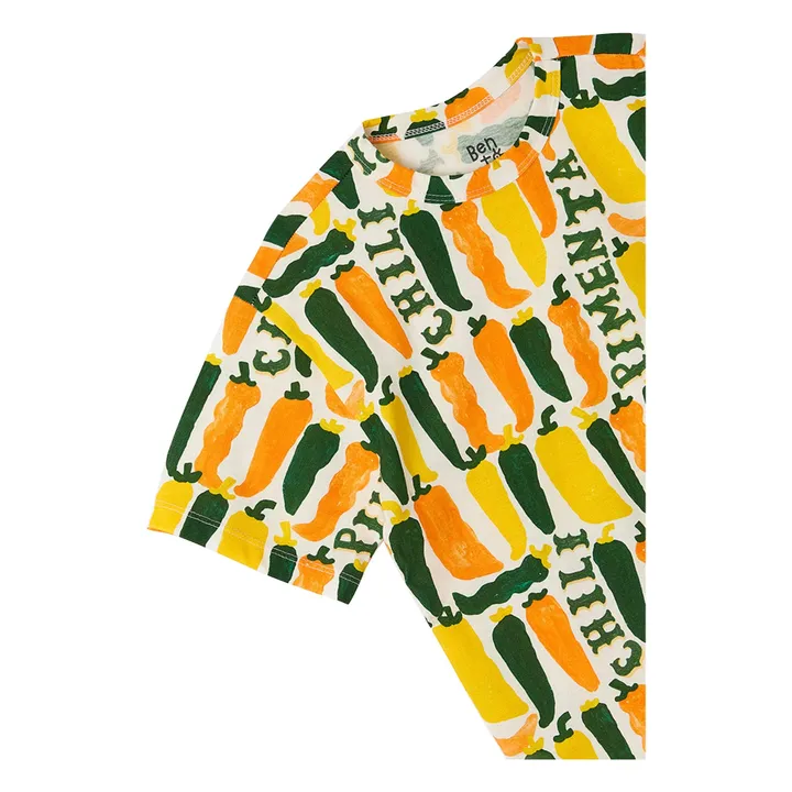T-shirt Piments | Jaune- Image produit n°3