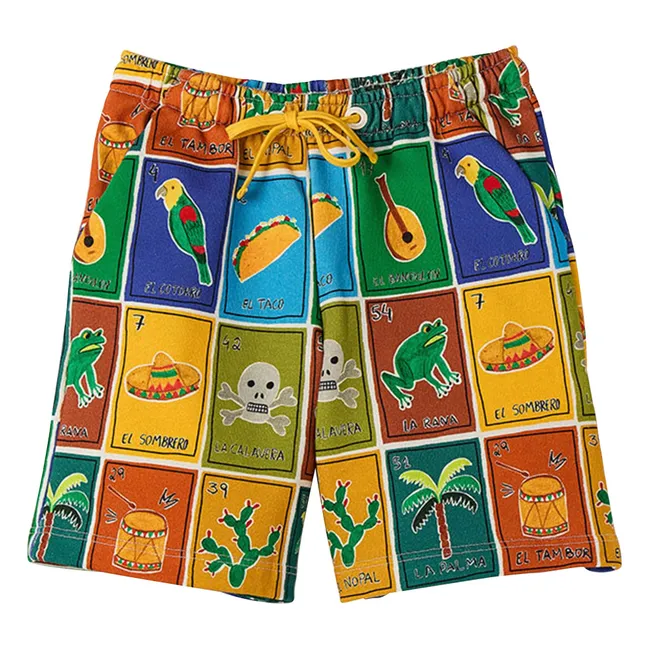Mexico fleece shorts | Orange