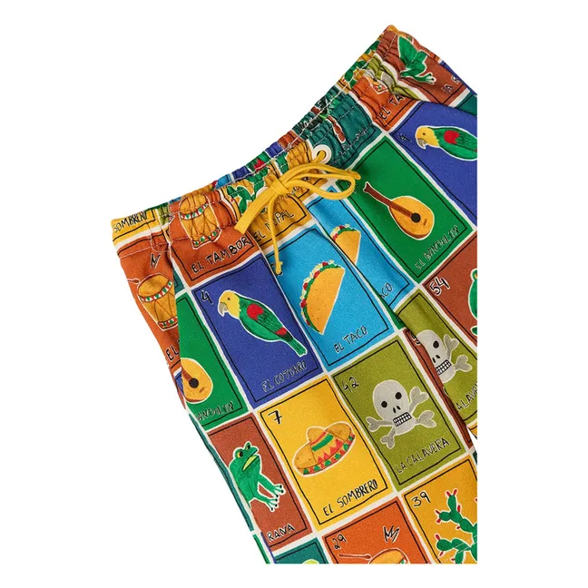 Mexico fleece shorts | Orange