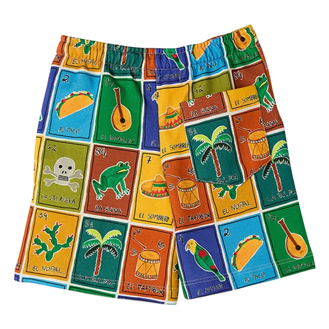 Mexico fleece shorts | Orange