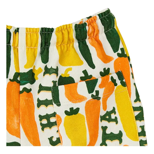 Pantalón corto polar Peppers | Amarillo