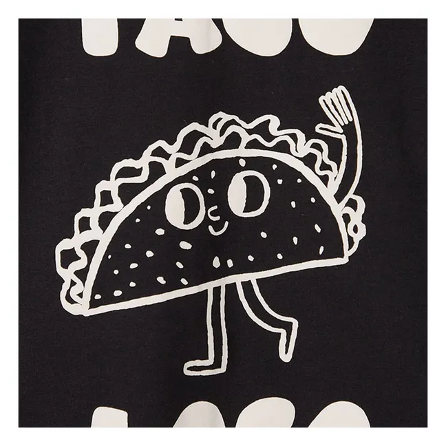 T-shirt Taco Loco | Noir