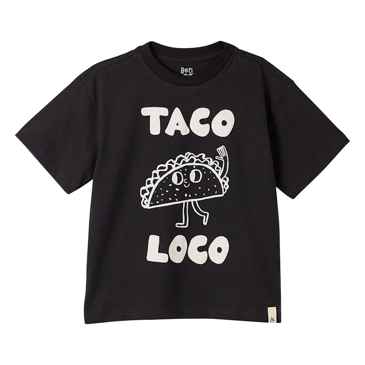 T-shirt Taco Loco | Noir- Image produit n°0