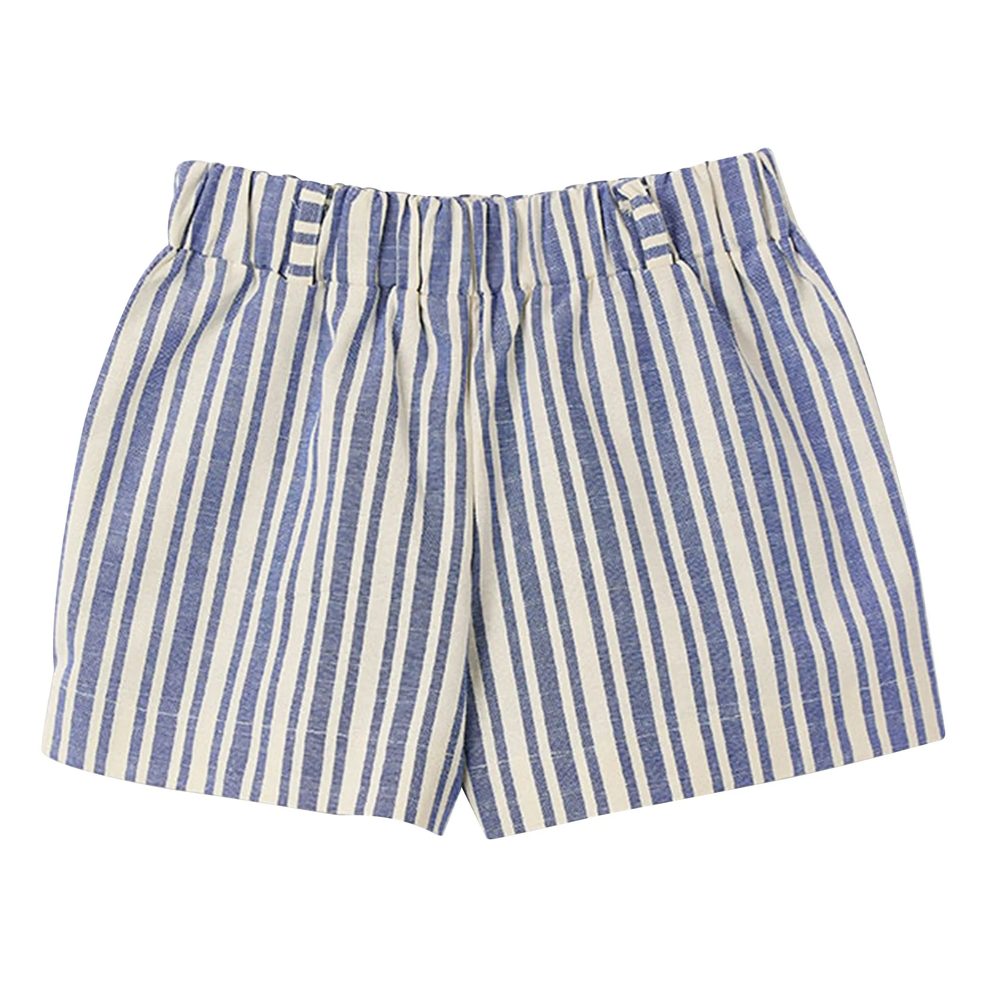 Short Large Rayé | Bleu Clair- Image produit n°3