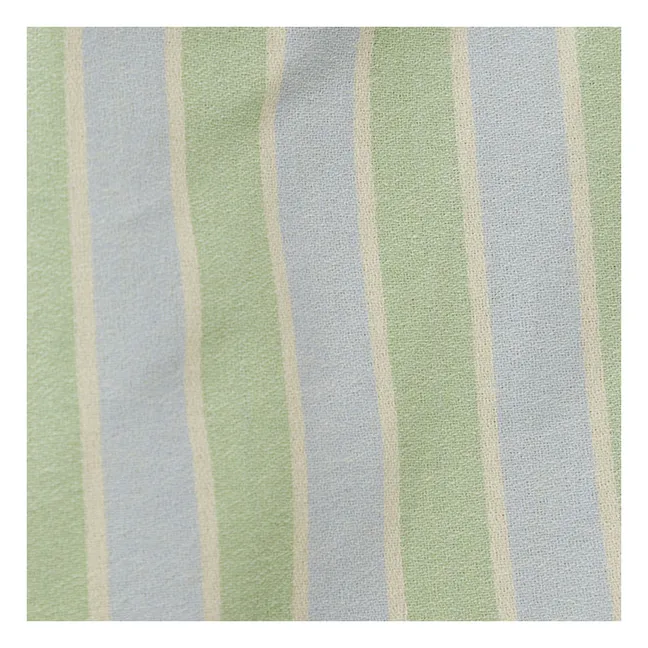 Striped Bermuda Shorts | Pale green