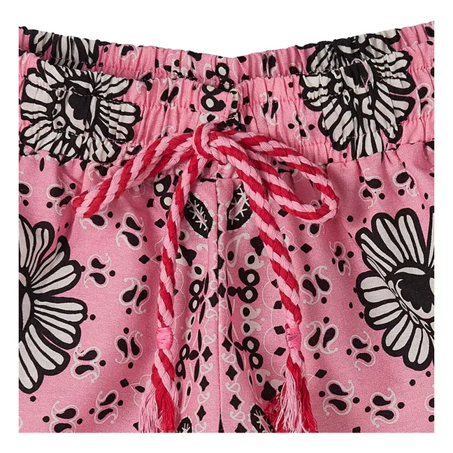 Short Cord Bandana | Pink