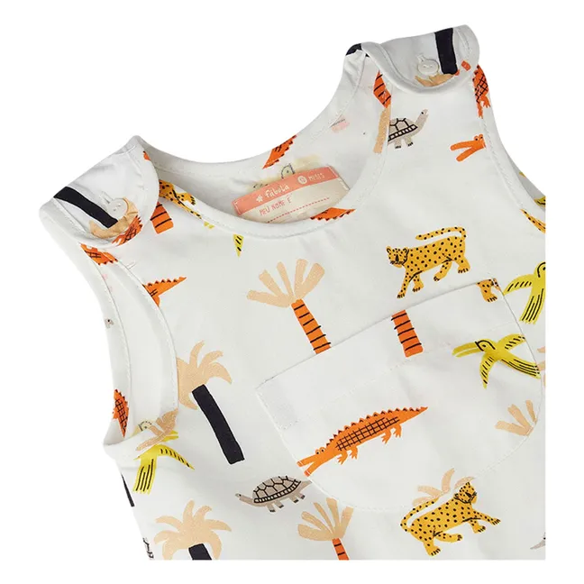 Pelele jungla | Blanco