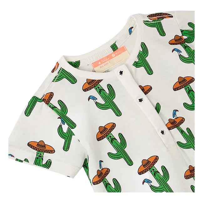 Pelele cactus | Blanco