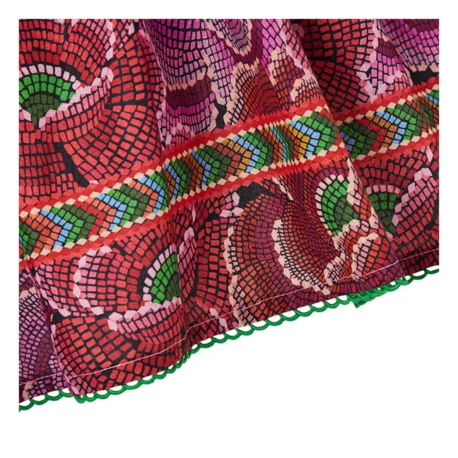 Robe Nina Fleurie | Rouge