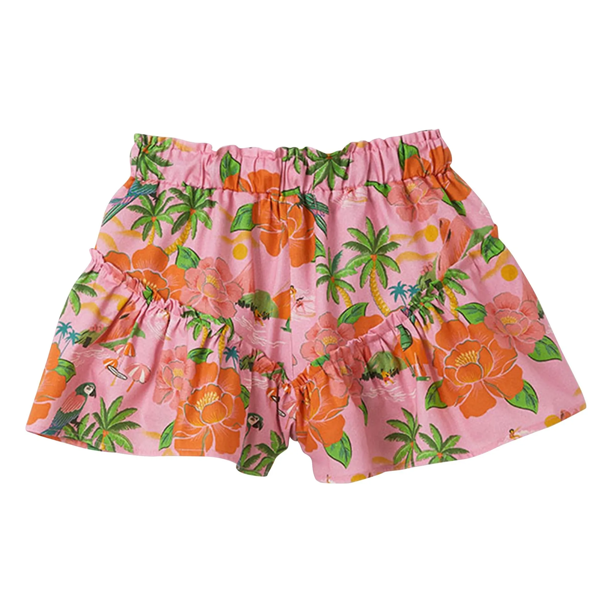 Short Rio Fleurs | Rose- Image produit n°3