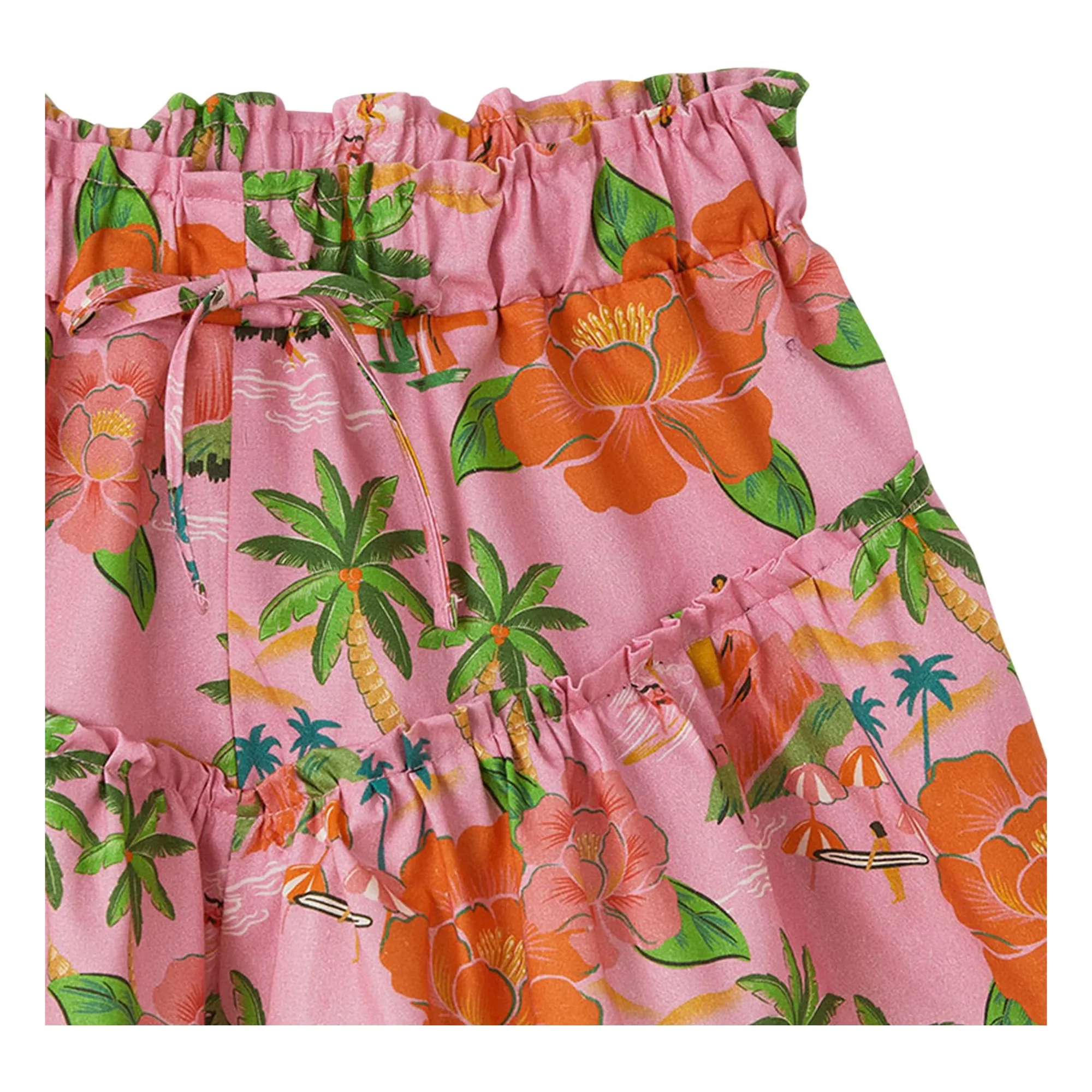 Short Rio Fleurs | Rose- Image produit n°2