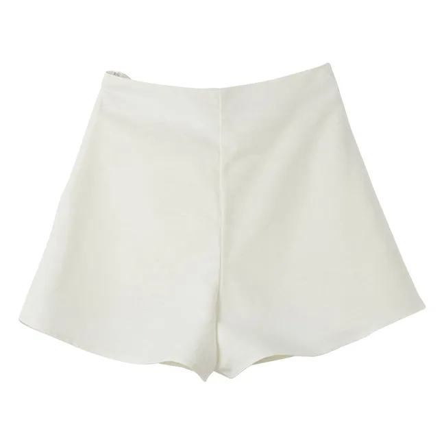 Skirt Short Bow | White
