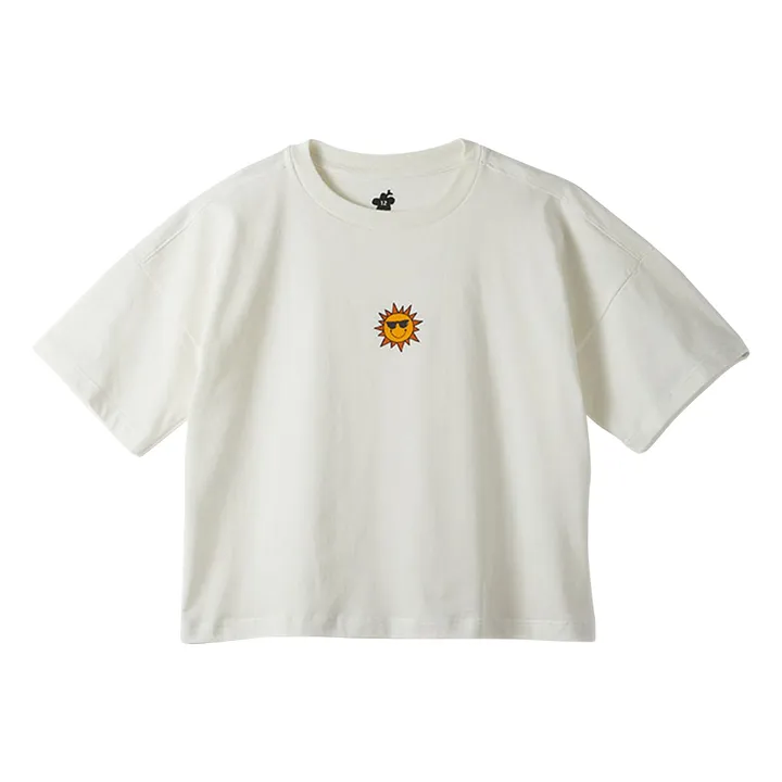 T-shirt Soleil | Blanc- Image produit n°0