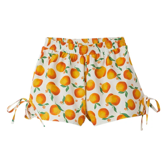Short Orange | Blanc