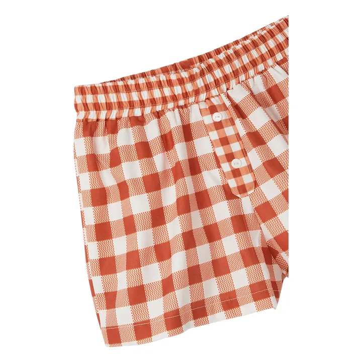 Short Vichy | Rouge- Image produit n°3