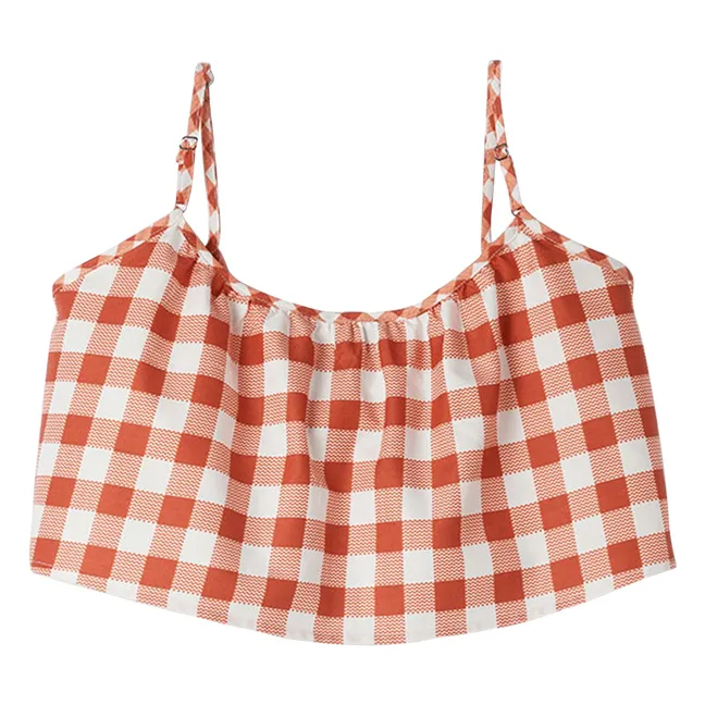 Crop Top Vichy | Rouge
