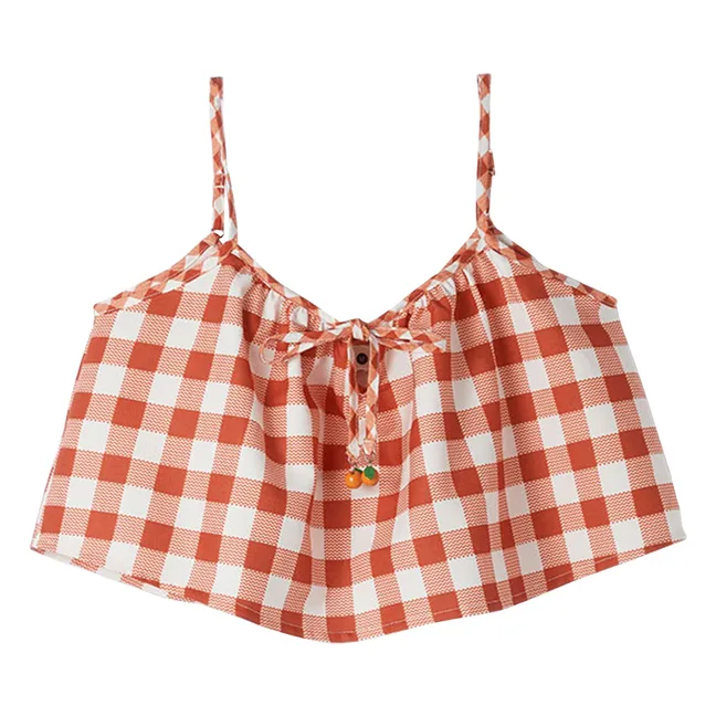 Crop Top Vichy | Rouge