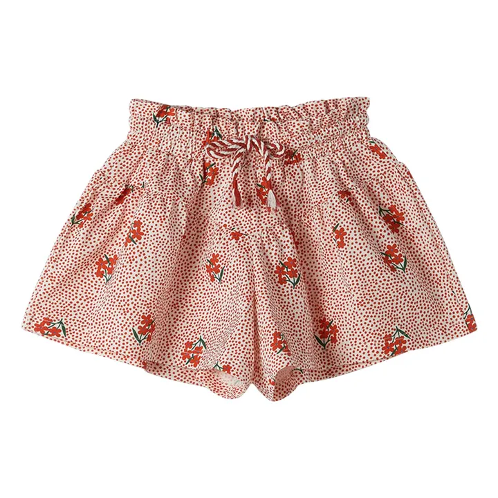 Short Cordon Pois | Rouge- Image produit n°0