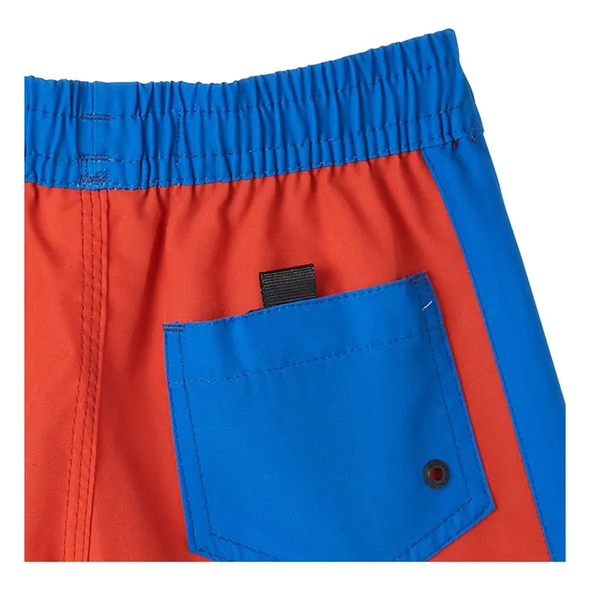 Short de Bain Nino Bicolore | Rouge