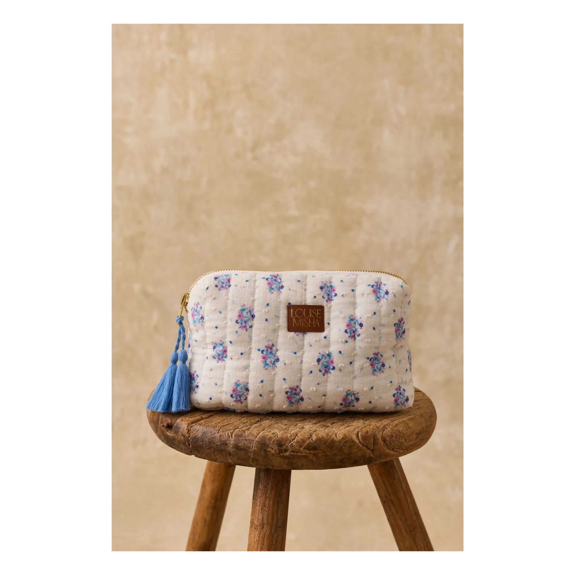 Louise Misha Ecru Teiki Toiletry Bag