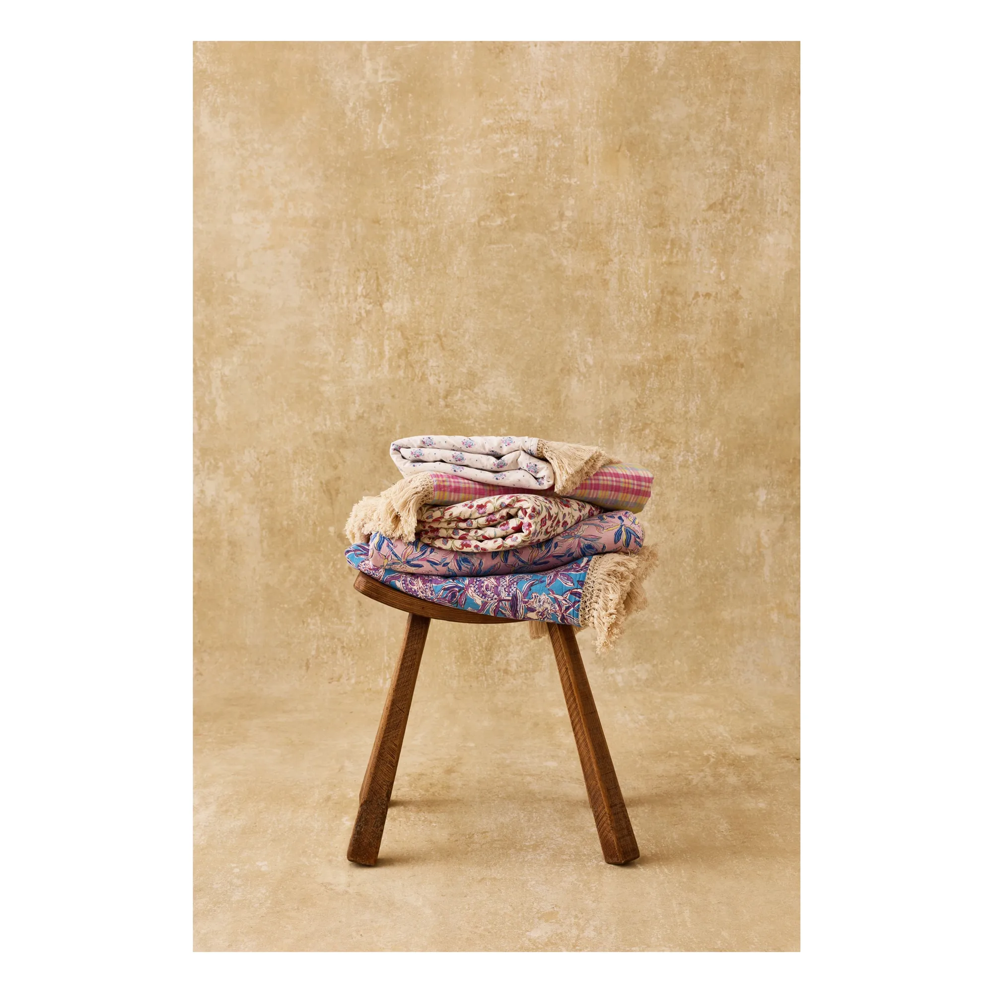 Serviette de plage Lana en coton bio | Crème- Image produit n°4