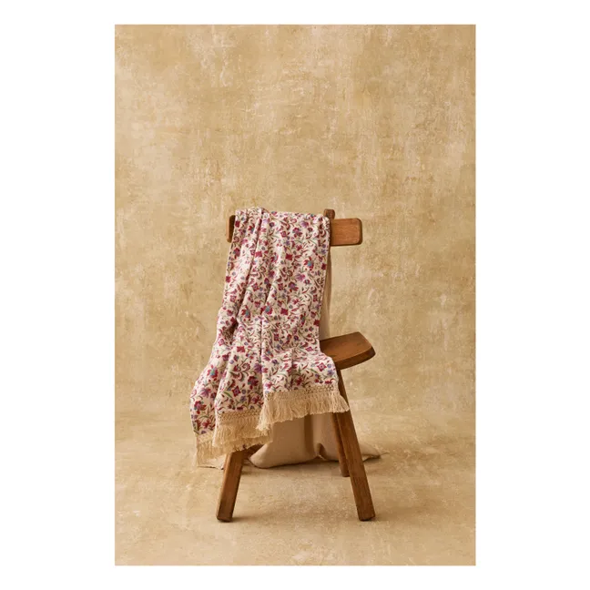 Lana beach towel in organic cotton | Cream