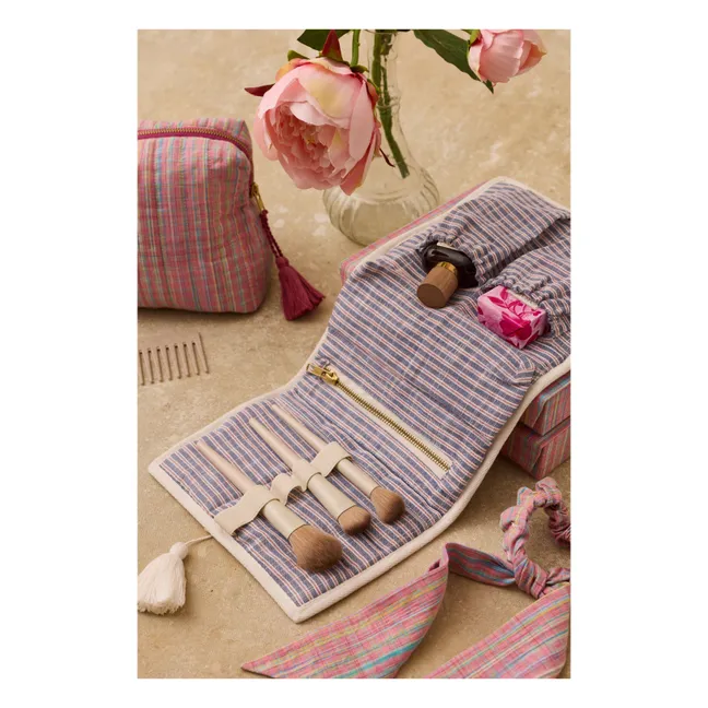 Borsa per pennelli da trucco Teila | Crema