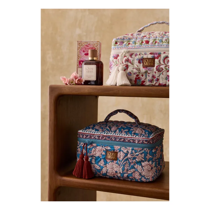 Laety toiletry bag in organic cotton | Cream- Product image n°1