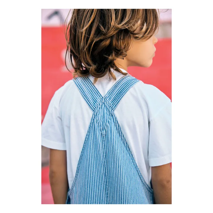 Peto de rayas Nope | Azul- Imagen del producto n°8