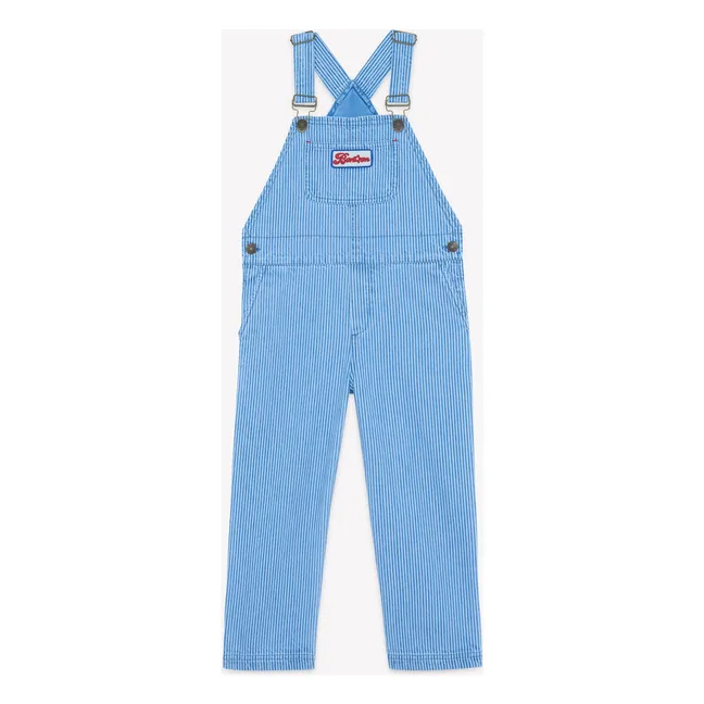 Salopette Nope Rayée | Bleu