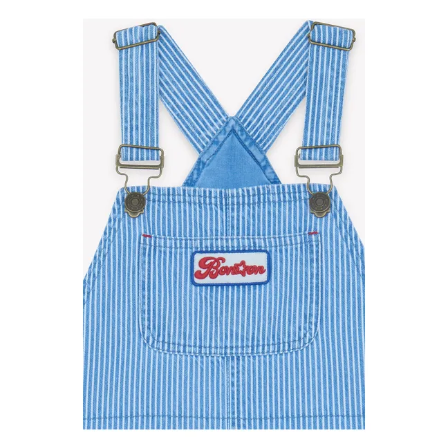 Salopette Nope Rayée | Bleu