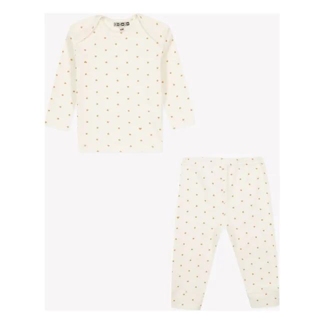 Pyjama Patino Star | Jaune pâle