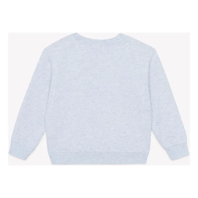 Sweat Chiné Smile Call Me | Gris