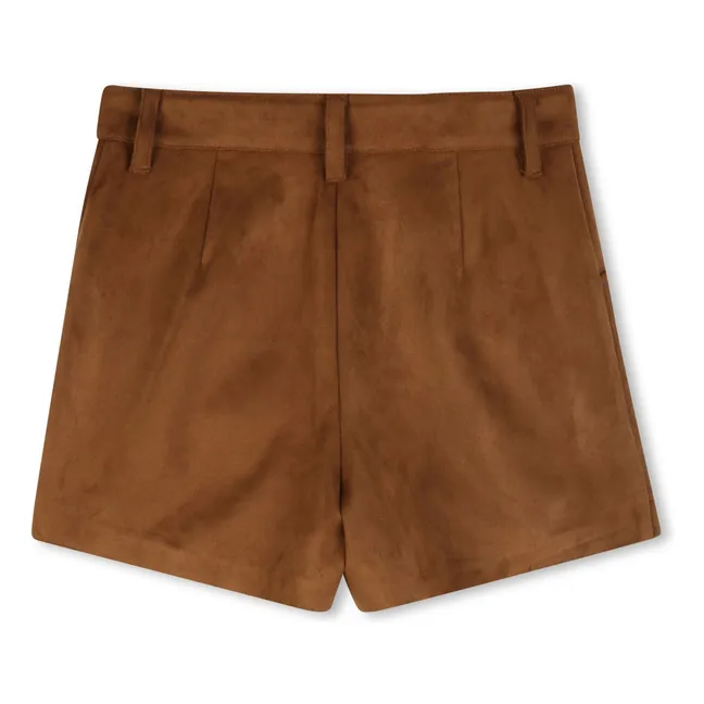Eyelet Pocket Shorts | Brown