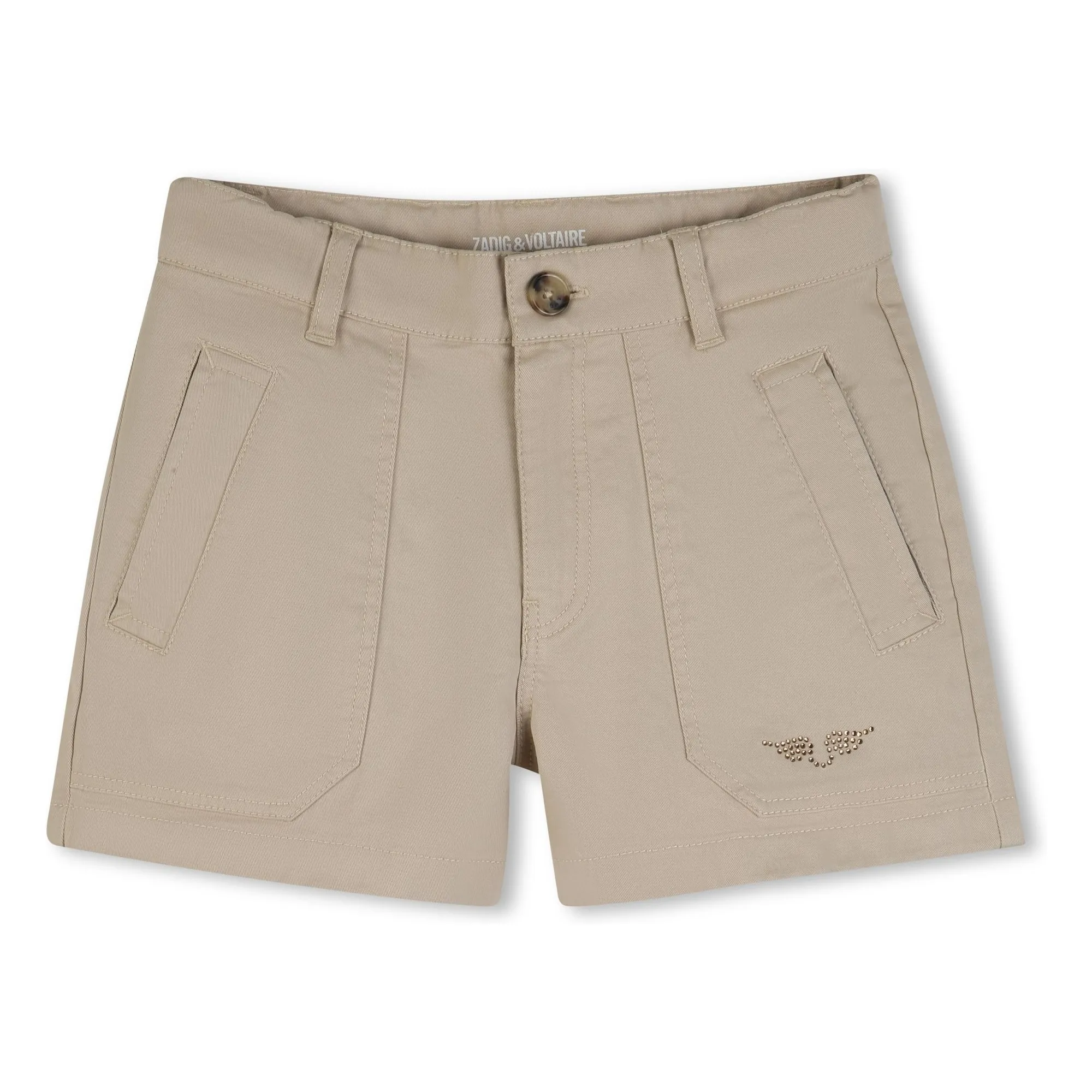Zadig & Voltaire Beige Twill Shorts