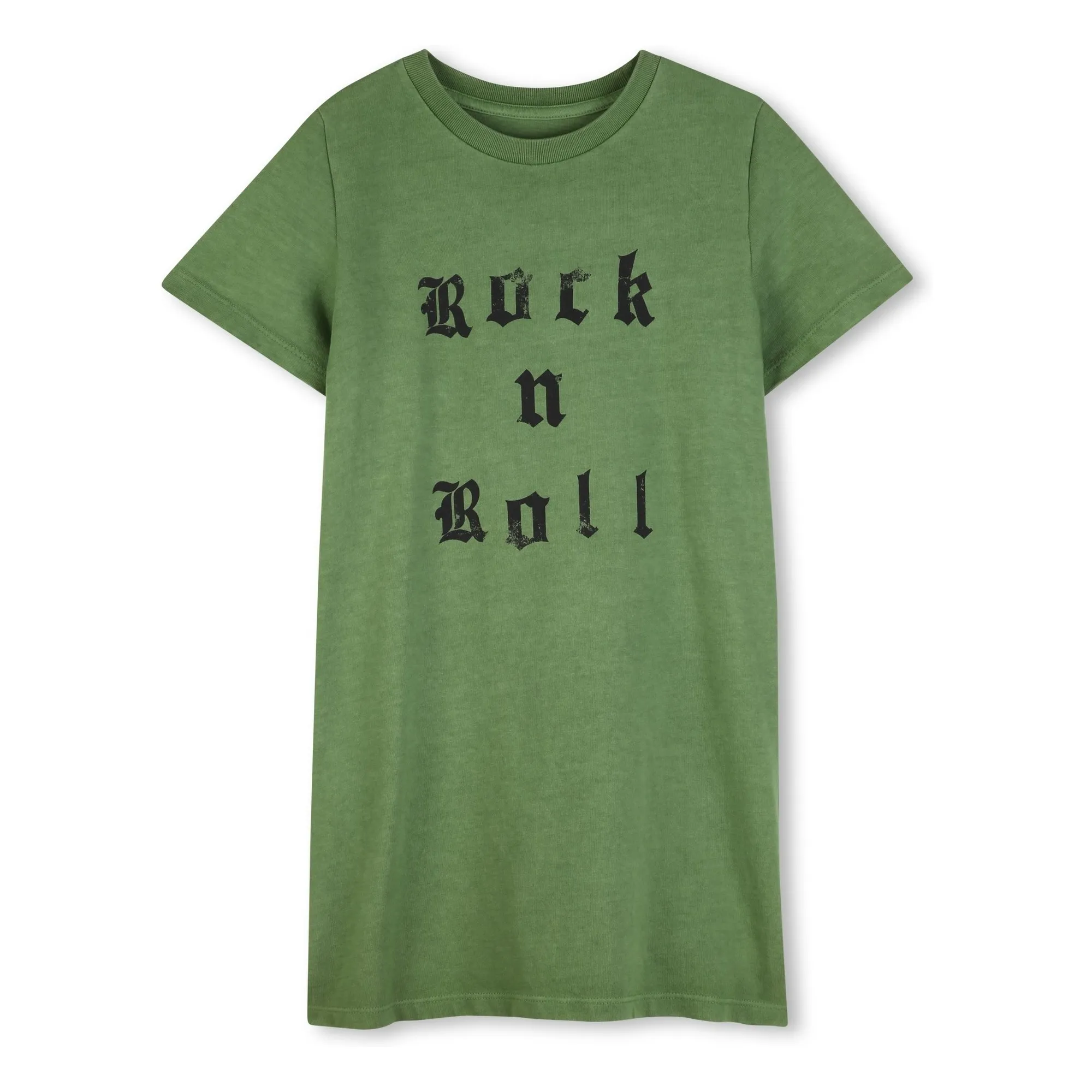 Zadig & Voltaire Green Rock N Roll T-Shirt Dress