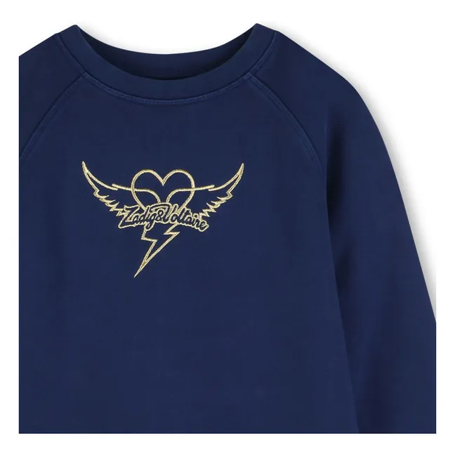 Sweat Logo Cœurs | Bleu nuit
