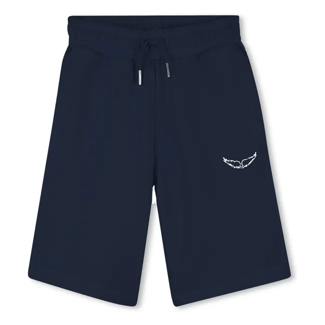 Pantalones cortos Jogger con cordón | Azul Noche